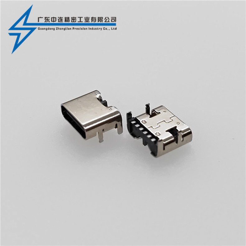 ZL-228 TYPE C母座單排6P SMT