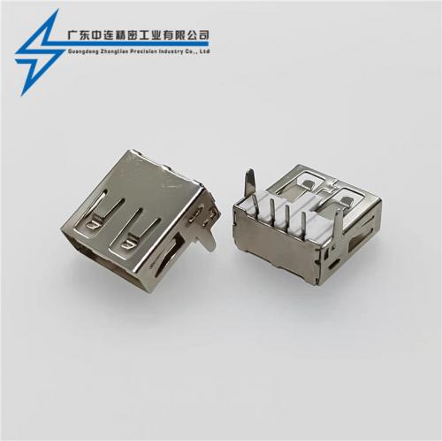 ZL-082 AF90度直腳直邊有蓋內扣