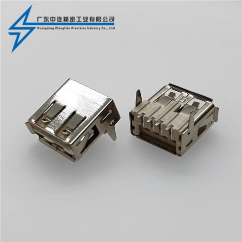 ZL-084 AF直腳端子SMT卷邊LCP米色