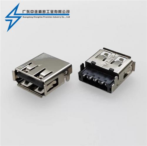 ZL-089 AF沉板端子SMT短腳卷邊LCP米色