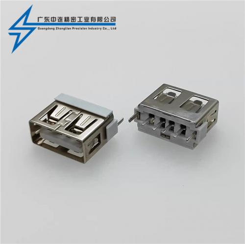 ZL-106 AF180度直插短體10.0一字膠芯直邊小腳